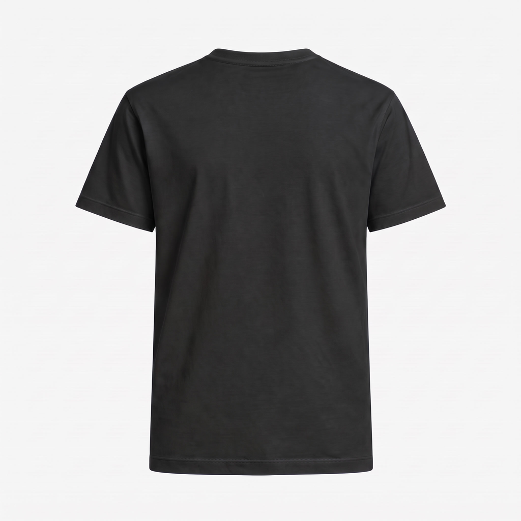 Lachsrari T-Shirt Schwarz – Rückseite