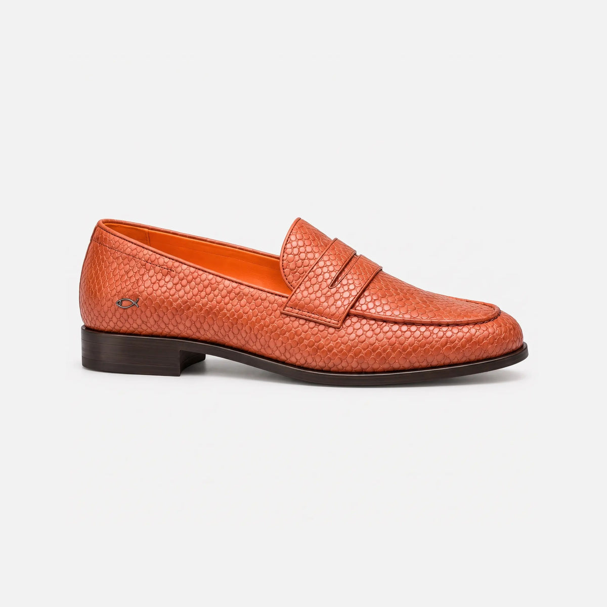 Geiler Lachs Loafer Lachs-Orange — Seitlich
