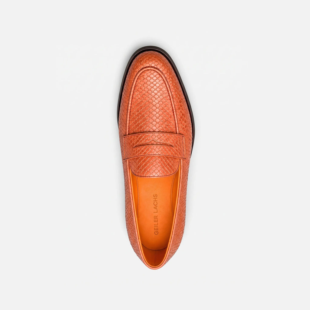 Geiler Lachs Loafer Lachs-Orange — Von oben