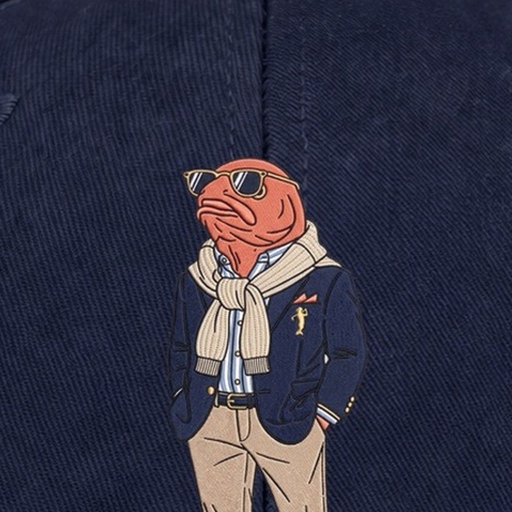 OG Cap Navy — Stickerei Detail
