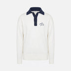 OG Polo (langarm) Weiß — Vorderseite