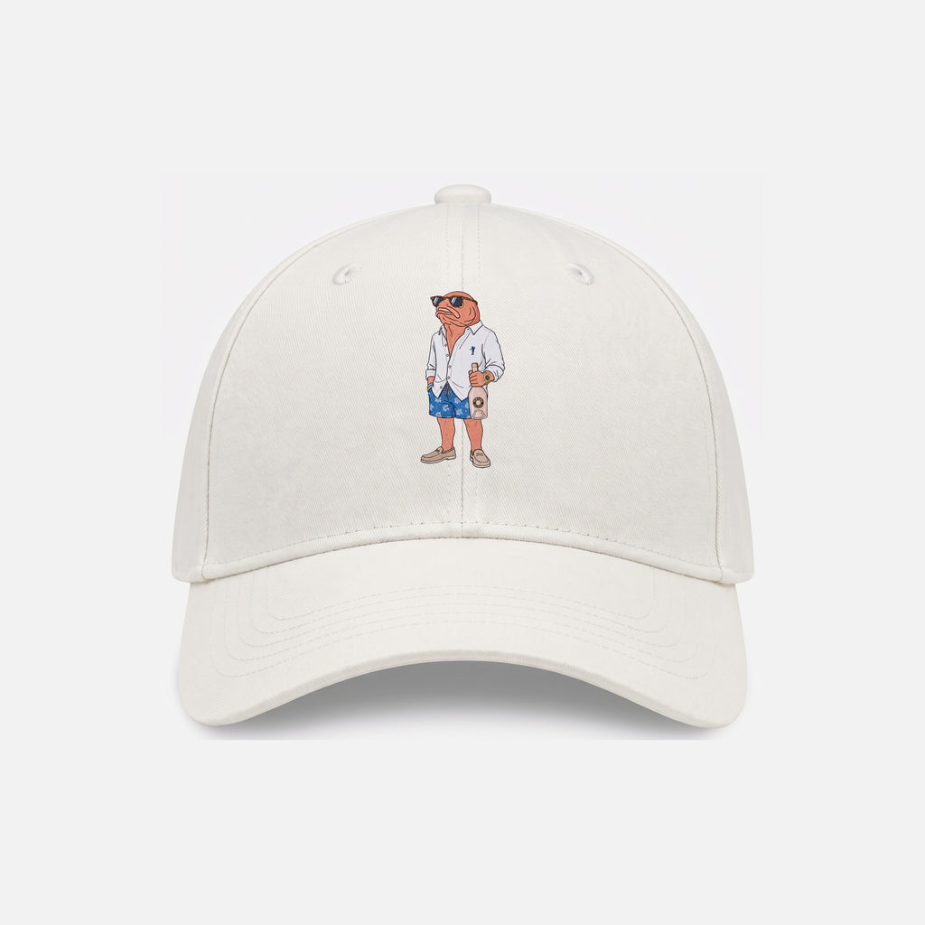 St. Tropez Cap Weiß — Vorderseite
