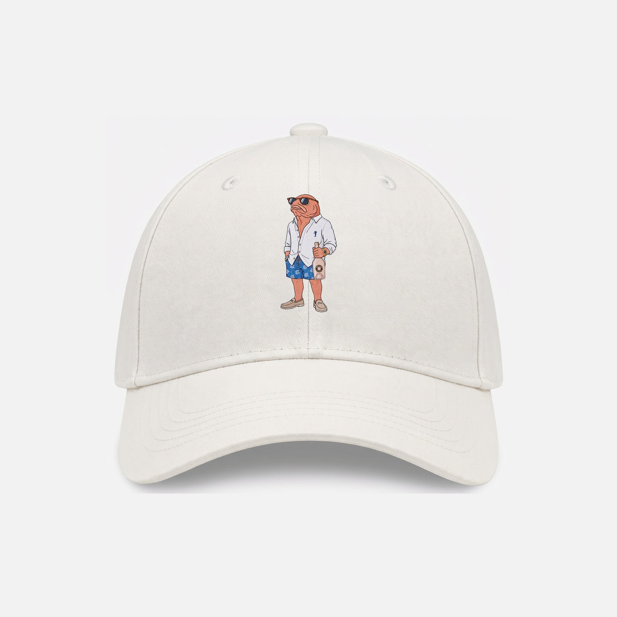 St. Tropez Cap Weiß — Vorderseite