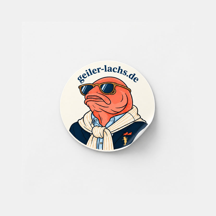 Geiler Lachs — Sticker