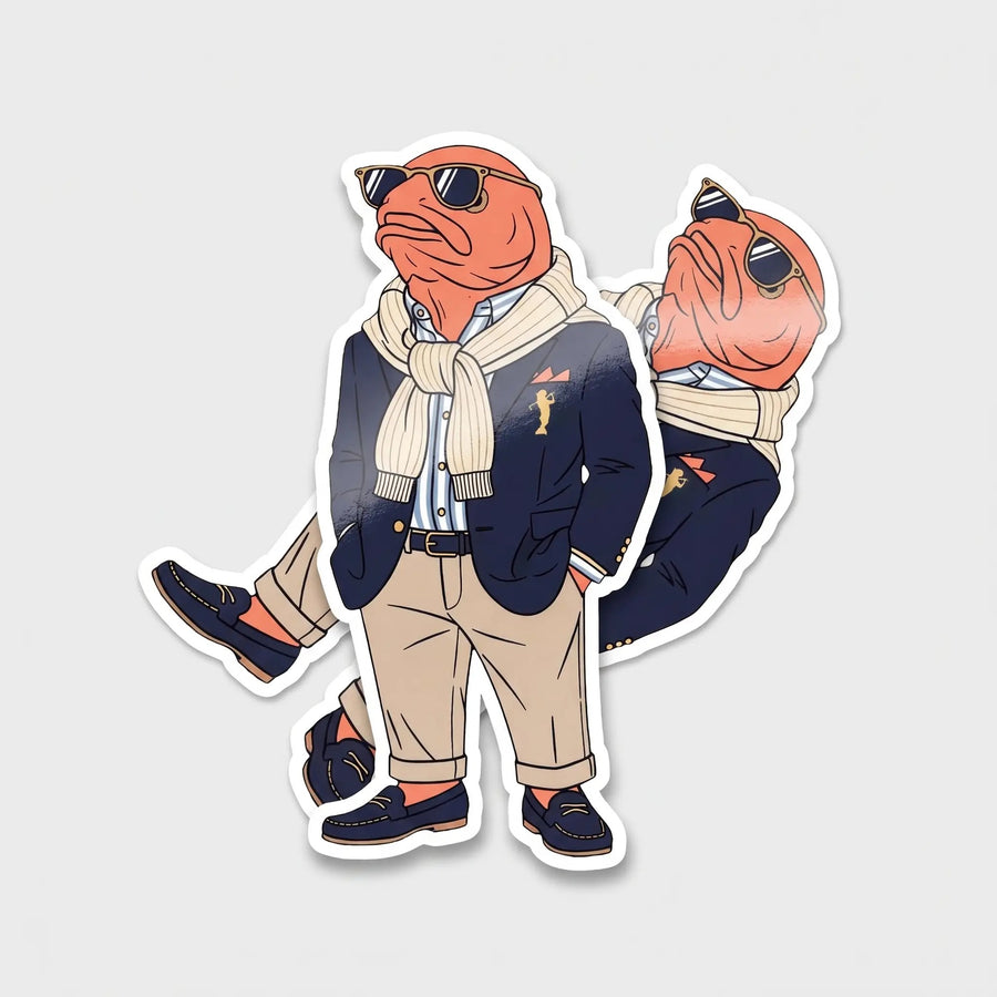 Geiler Lachs — Sticker-Set