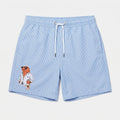 St. Tropez Badehose Hellblau — Vorderseite