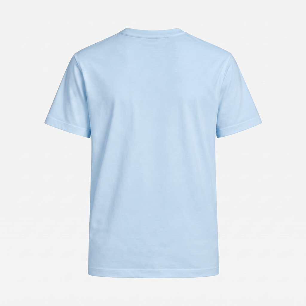 St. Tropez Lachs T-Shirt Hellblau – Rückseite
