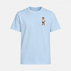 St. Tropez Lachs T-Shirt Hellblau – Front mit Bruststickerei