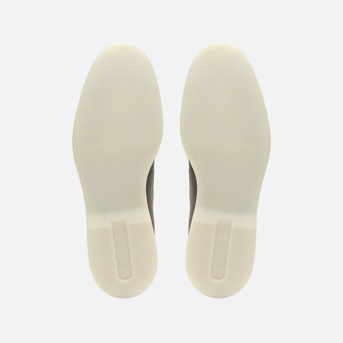 Geiler Lachs Suede Loafer Taupe — Laufsohle