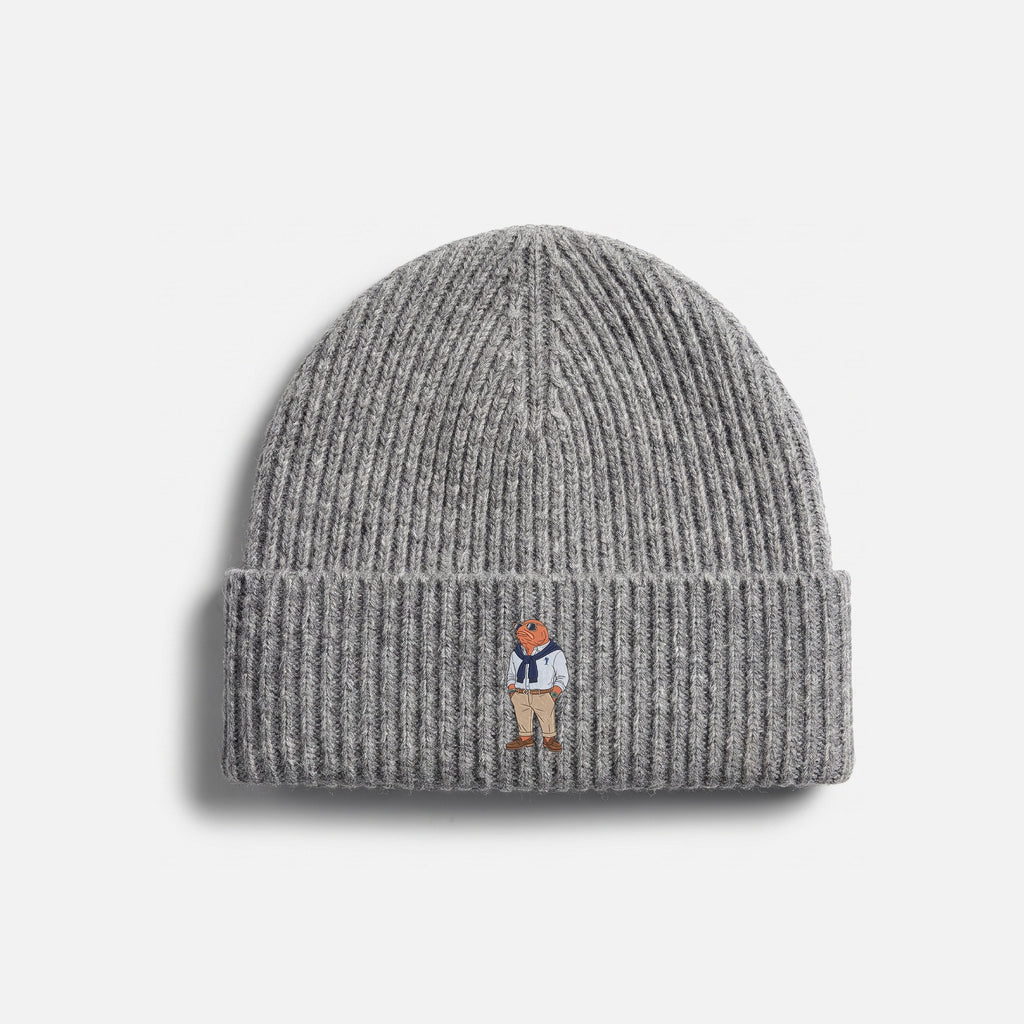 Sylt Beanie Grau — Vorderseite