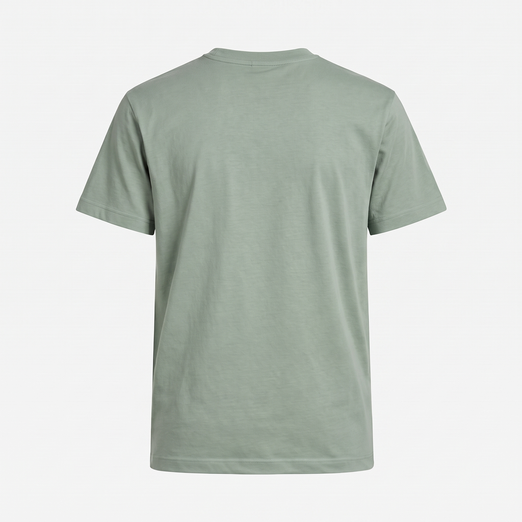 Tegernsee Lachs T-Shirt Salbei – Rückseite