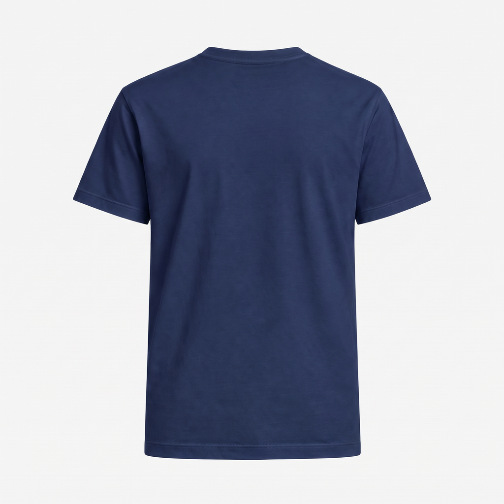 Sylt Lachs T-Shirt Navy – Rückseite